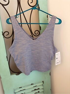 Athleta Transcend V Neck Crop Top or Sports Bra with removable pads.